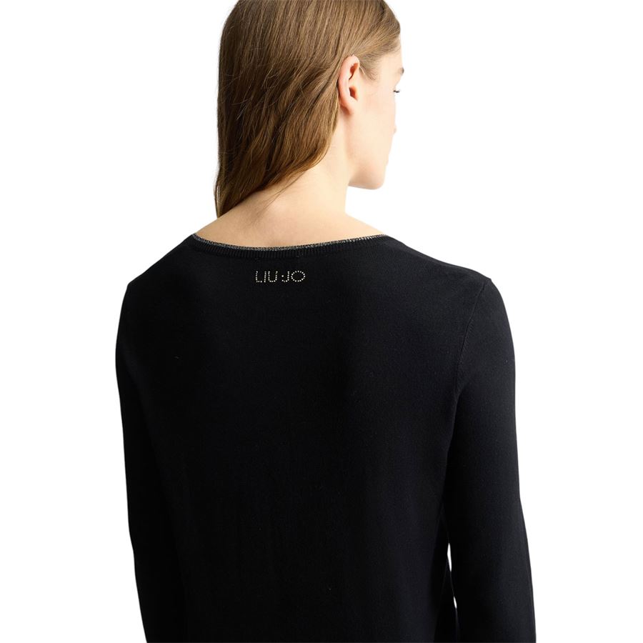 Cardigan con bottoni gioiello da donna Liu Jo | WXX056MS49I22222